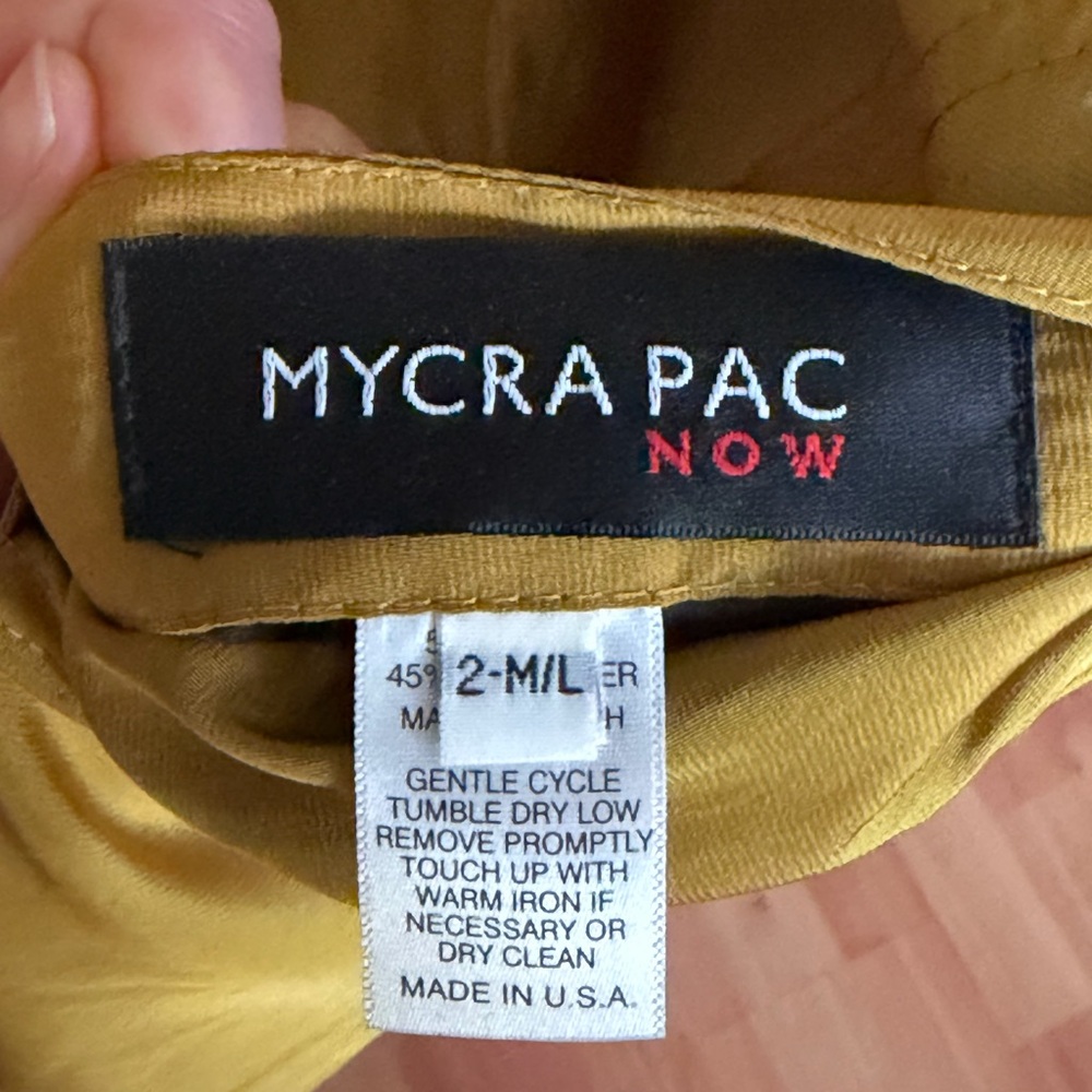 Mycra Pac Mustard Yellow Jacket - Picture 11 of 13